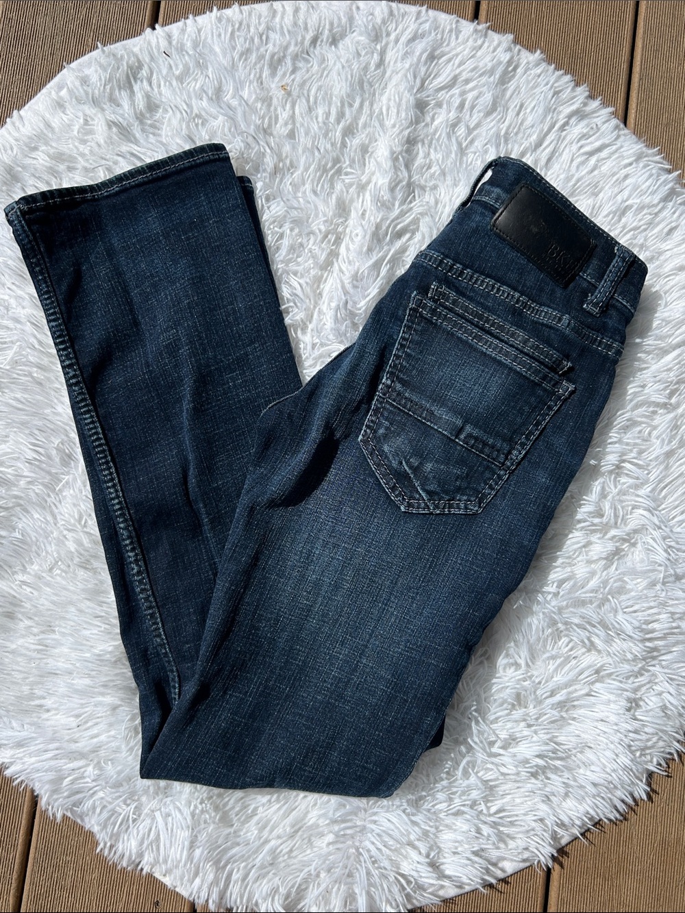 Men’s BKE Buckle Aidan Denim Dark Wash Jeans Size 26x32 - Picture 14 of 16